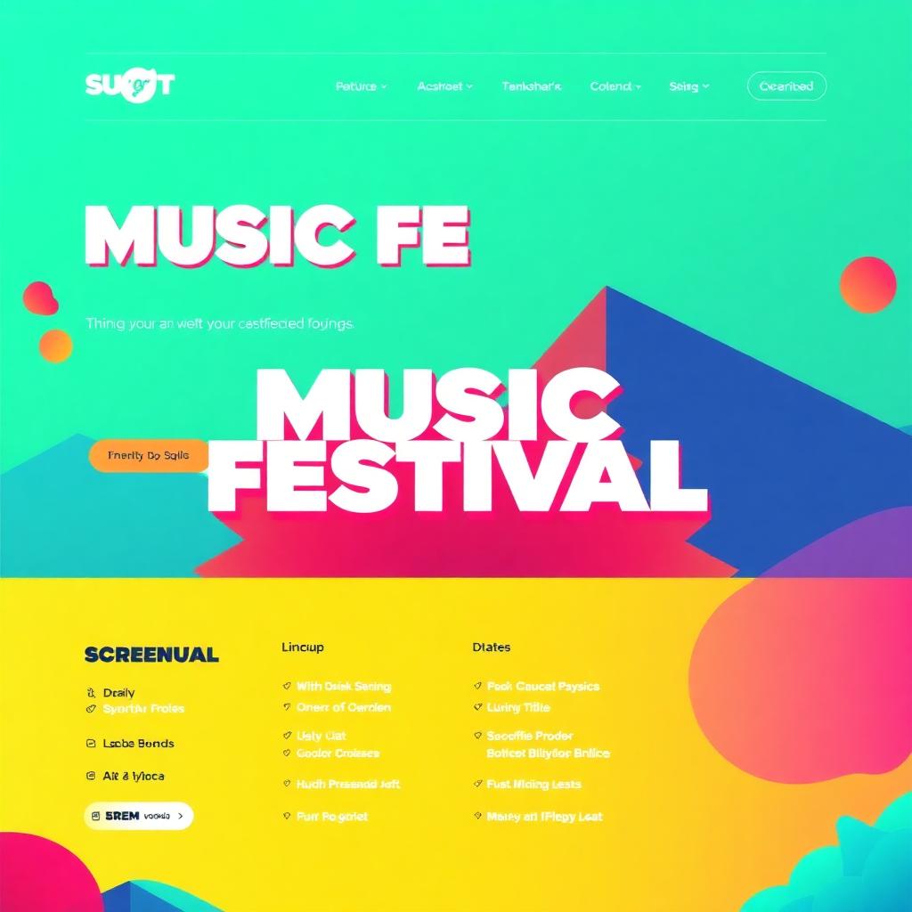 Sunset Sound Festival — Event & Ticketing website designed by TetherBlue